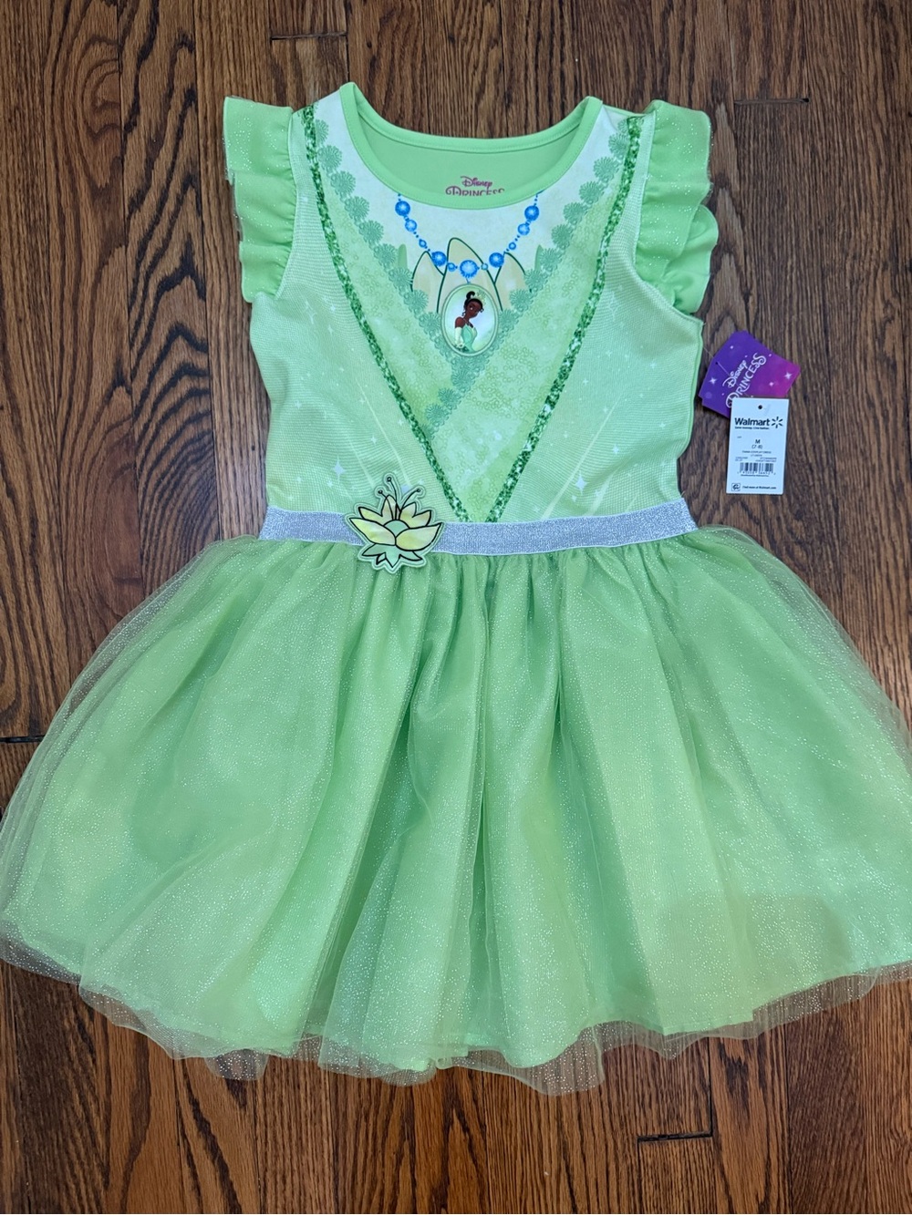 Disney Light Green Tiana Sparkle Tulle Princess Dress
